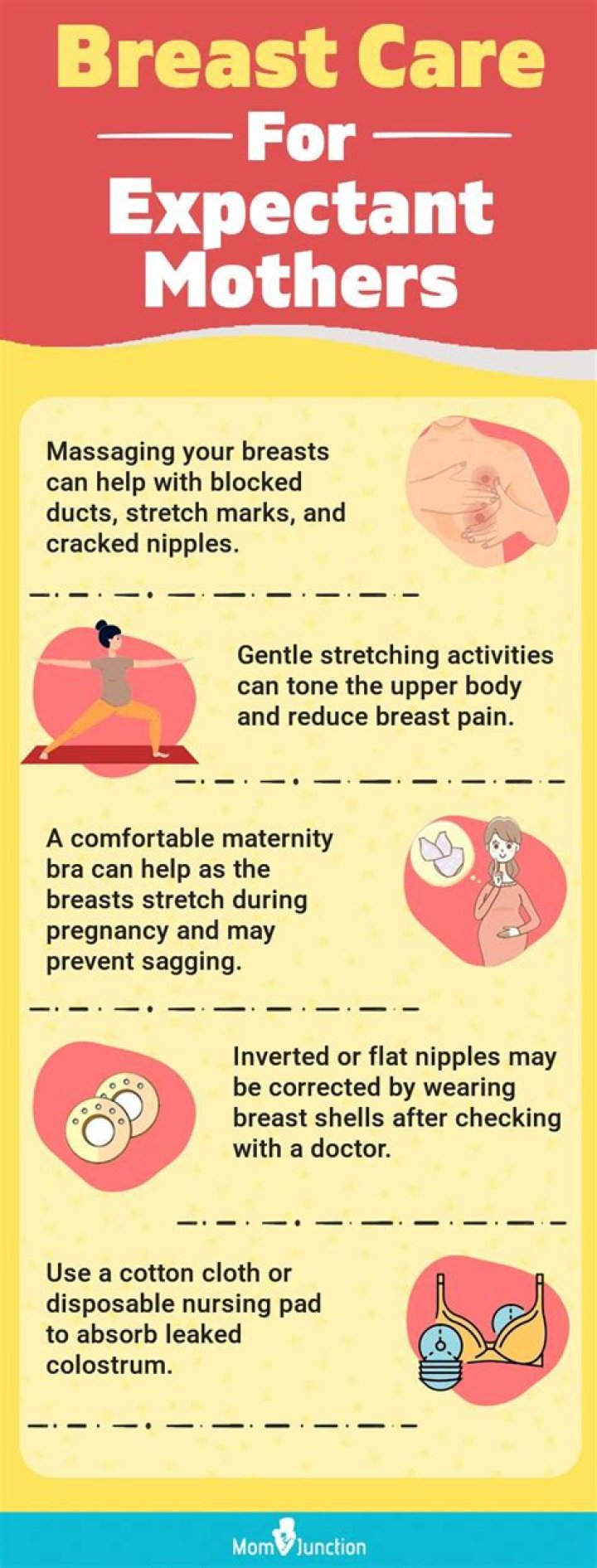 How can I clean my breast during pregnancy?