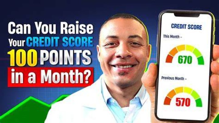 How can I raise my credit score 100 points?