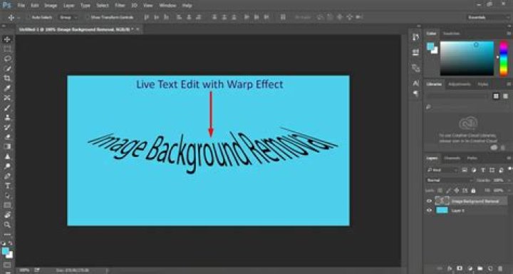 How do I distort text in Picsart?