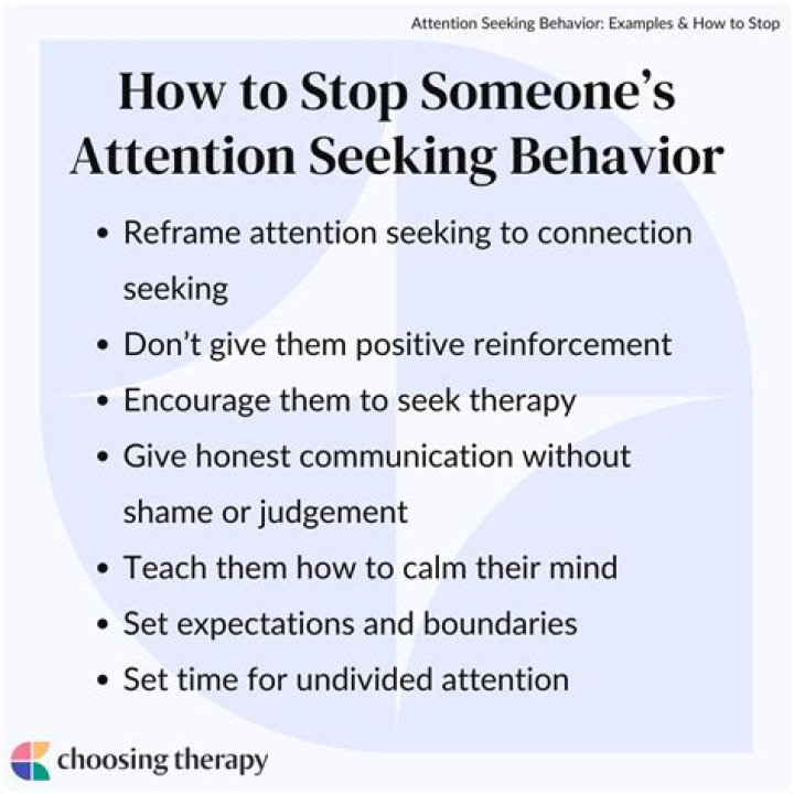 How do I stop being an attention seeker?