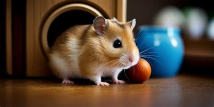 How do you know a hamster is happy?