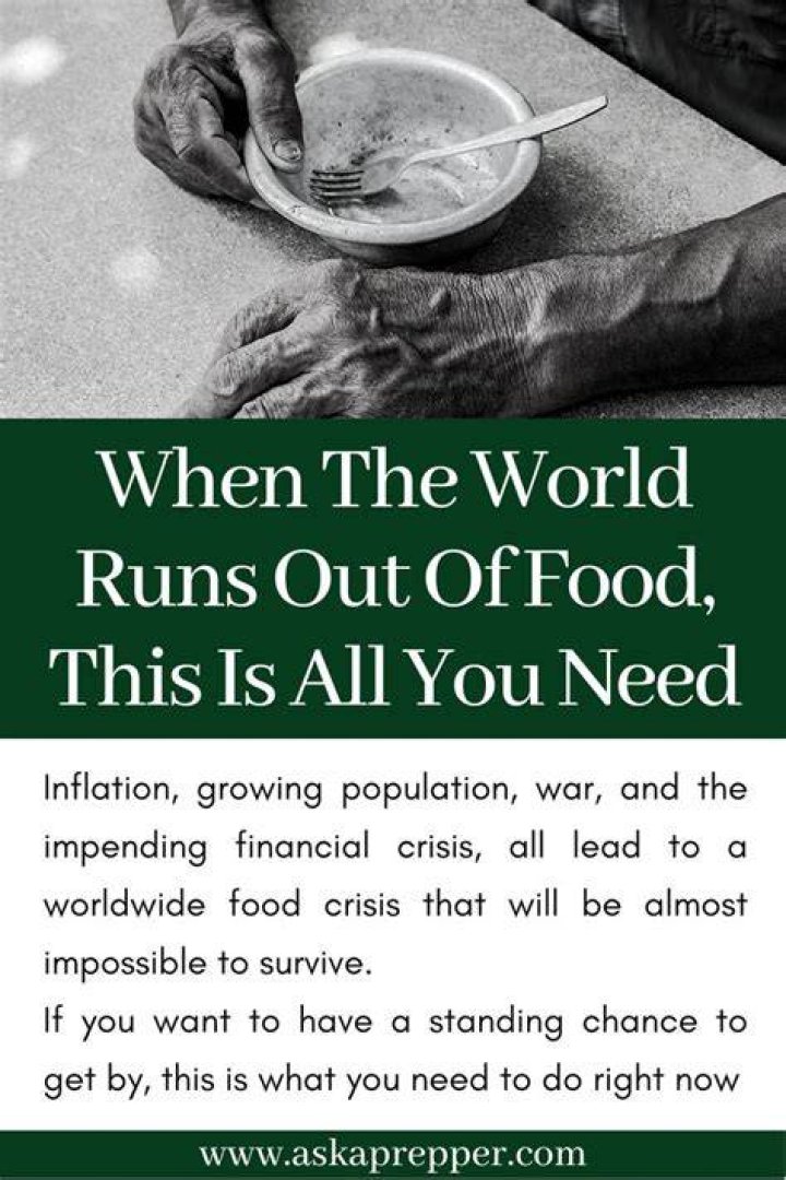 How long till the Earth runs out of food?