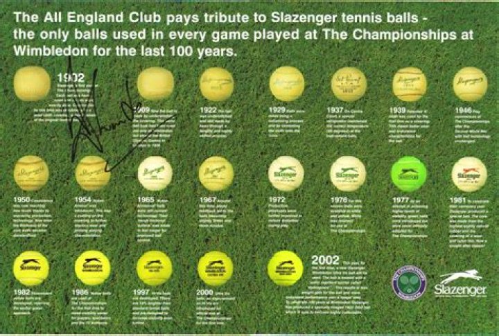 What colour were tennis balls originally?