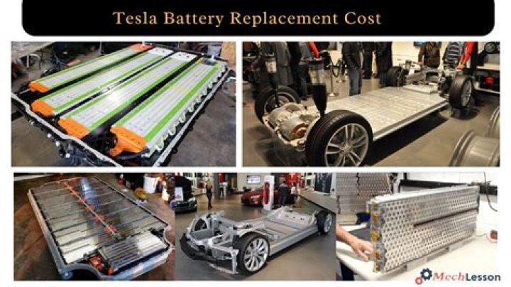 What does a Tesla battery cost?