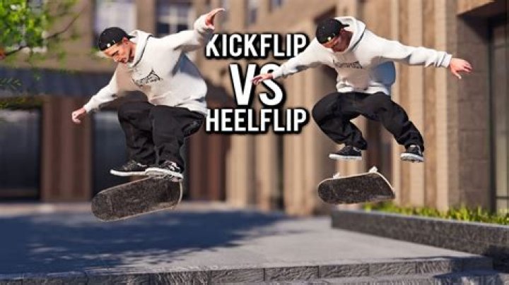 What is harder kickflip or heelflip?