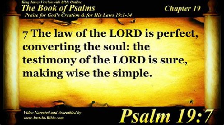 What is the meaning of Psalm 19?