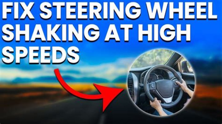 Why does my steering wheel shake at 50 mph?