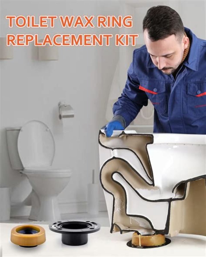 Why is my toilet wax ring black?