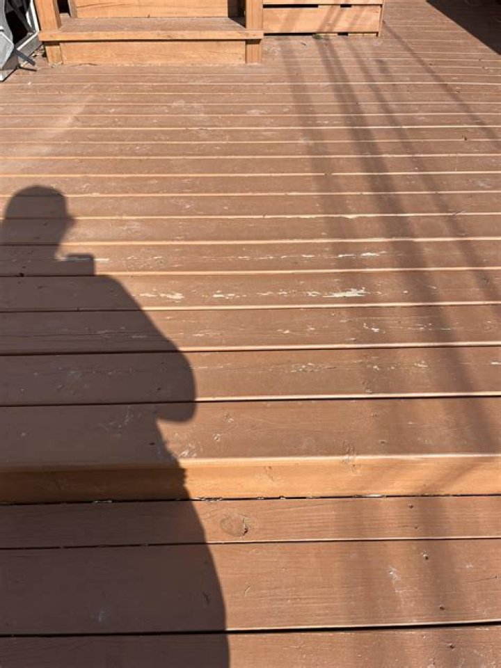 Why is the stain peeling off my deck?
