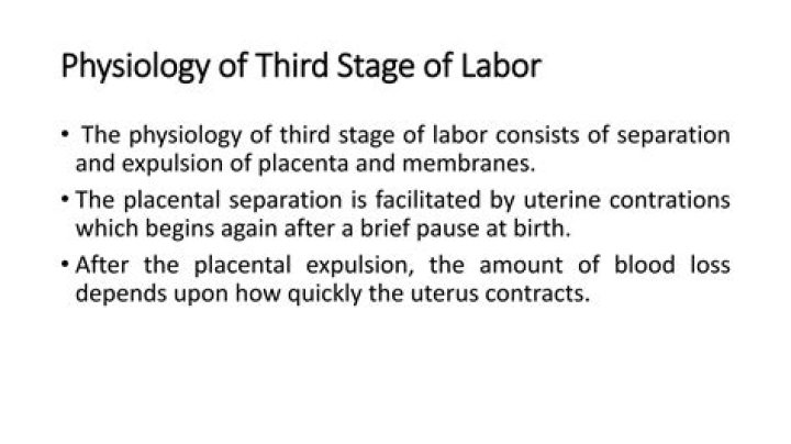 Why is the third stage of labor important?